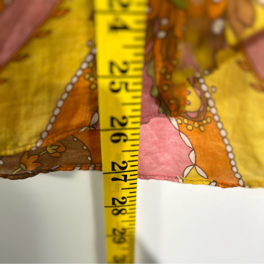 Zara Printed Button Up Cotton Shirt Sz Medium - Picture 9 of 11